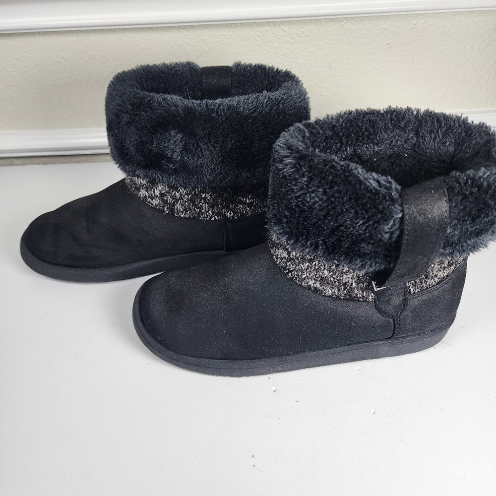 Lifestride Women Frozen Black Calf High Snow Boot Size 8 - Picture 5 of 9